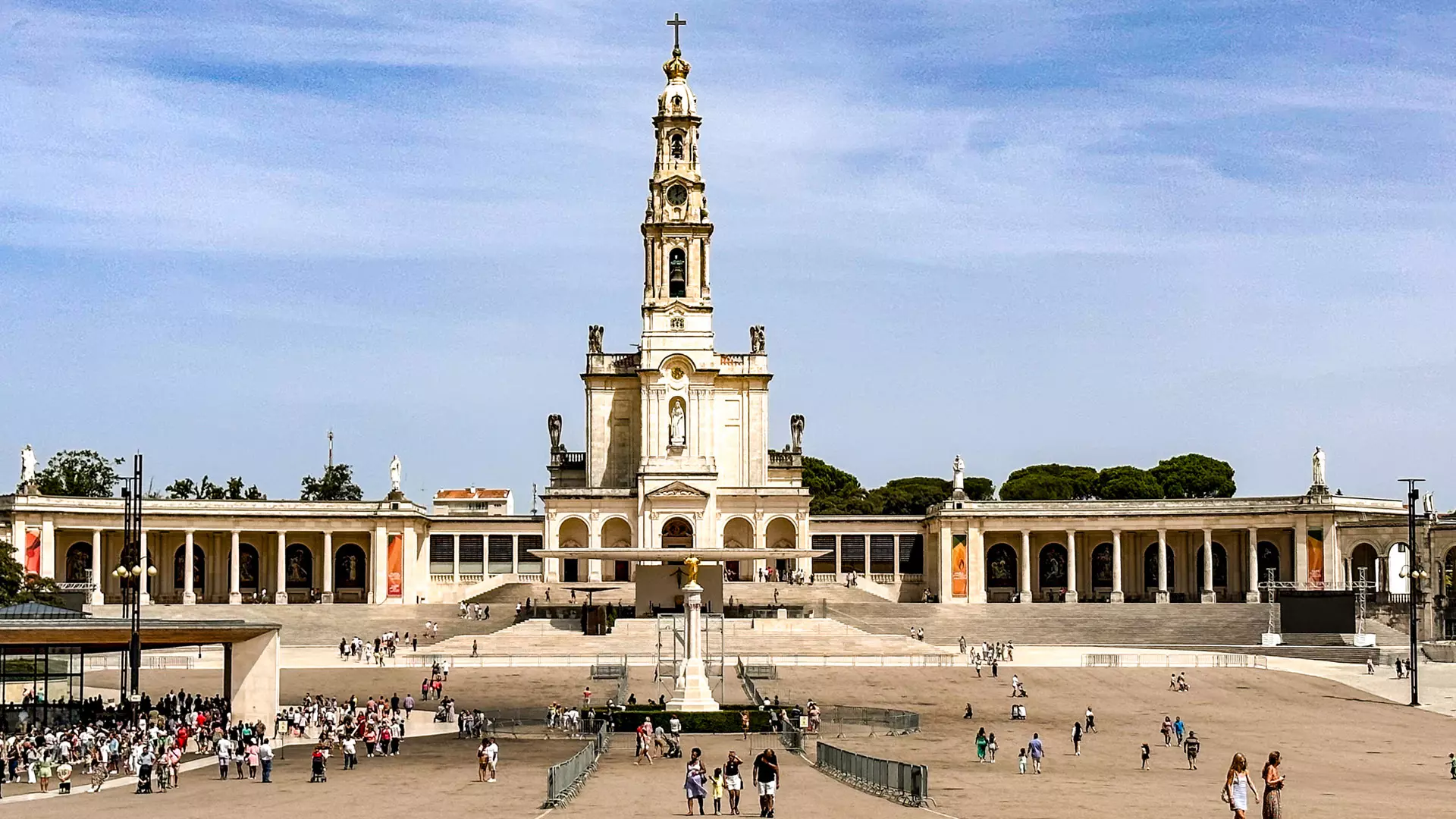 Imagem do Santuário de Fátima em Portugal